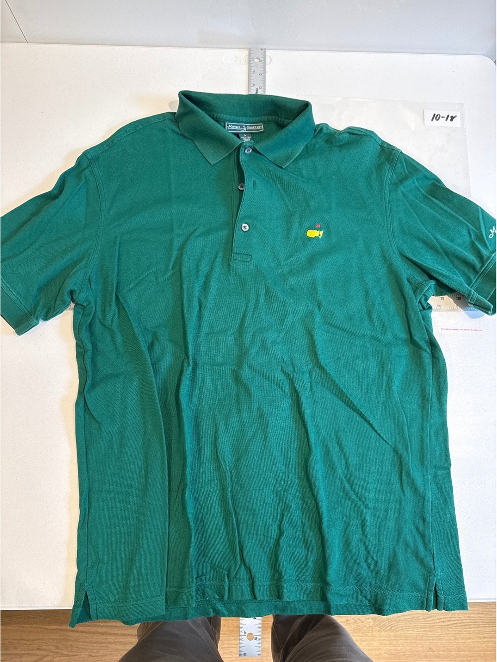 MASTERS POLO GREEN SIZE LARGE